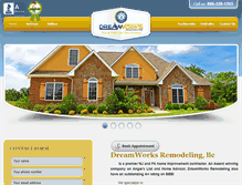 Tablet Screenshot of dreamworksremodelingnj.com